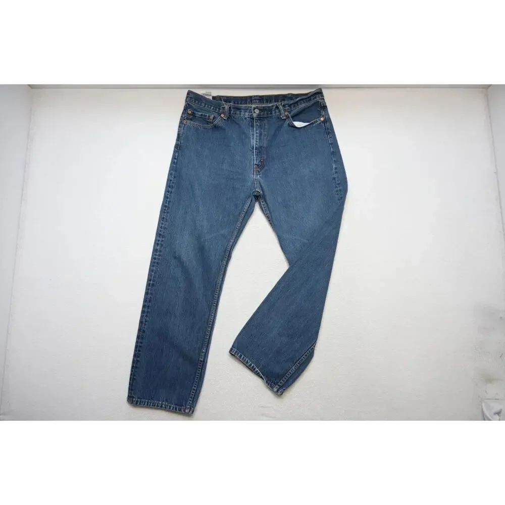Levi's 505 Regular Fit Straight Rugged Denim‎ Jeans Mens Size 38 x 31 Tag(40x32)